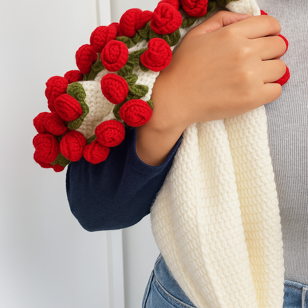 Premium Hand-Knitted Marigold Bouquet