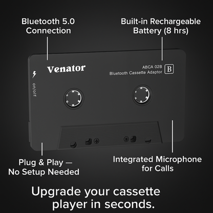 Ventra™ Bluetooth 5.0 Cassette Adapter