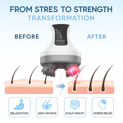 Ventra™ Premium Red + Blue Light Scalp Head Massager