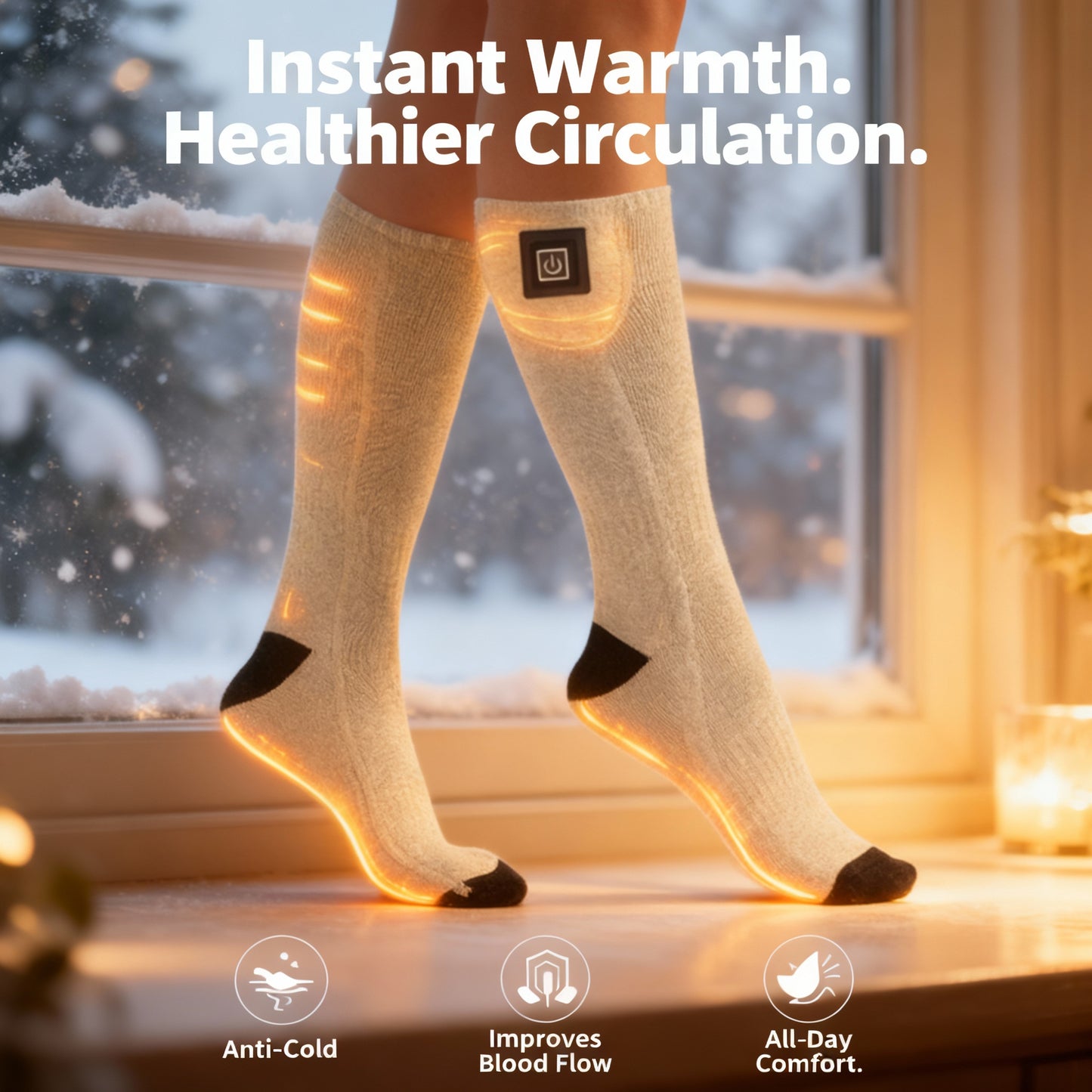 Ventra™ Premium Electric Socks Warmer (3 Warm Levels)