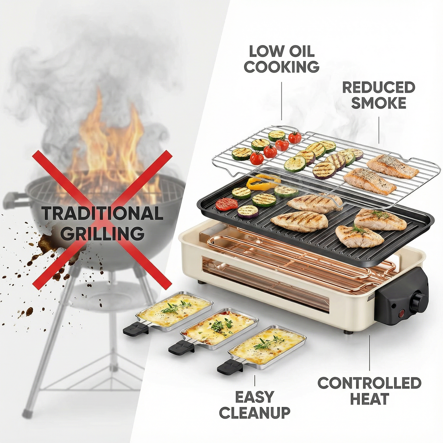 Korean Nonstick Indoor Smokeless Grill