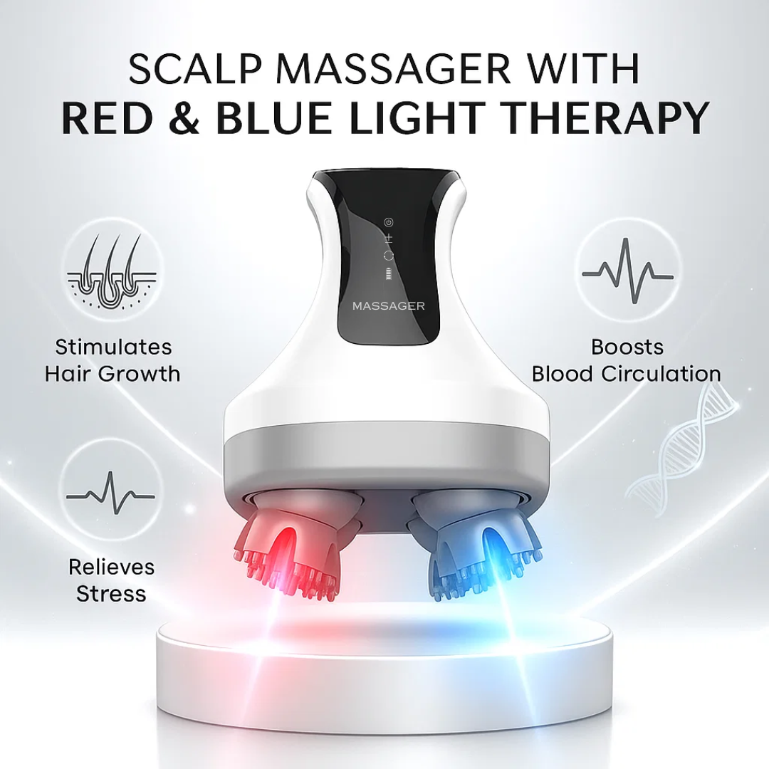 Ventra™ Premium Red + Blue Light Scalp Head Massager
