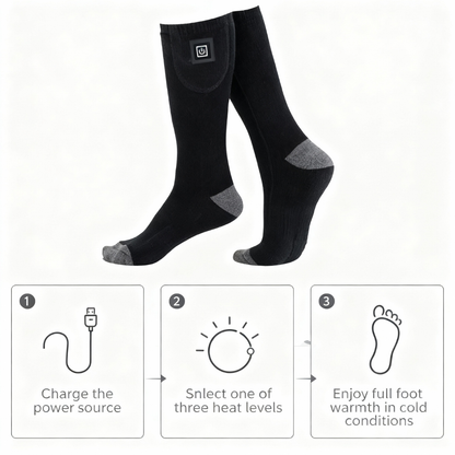 Ventra™ Premium Electric Socks Warmer (3 Warm Levels)