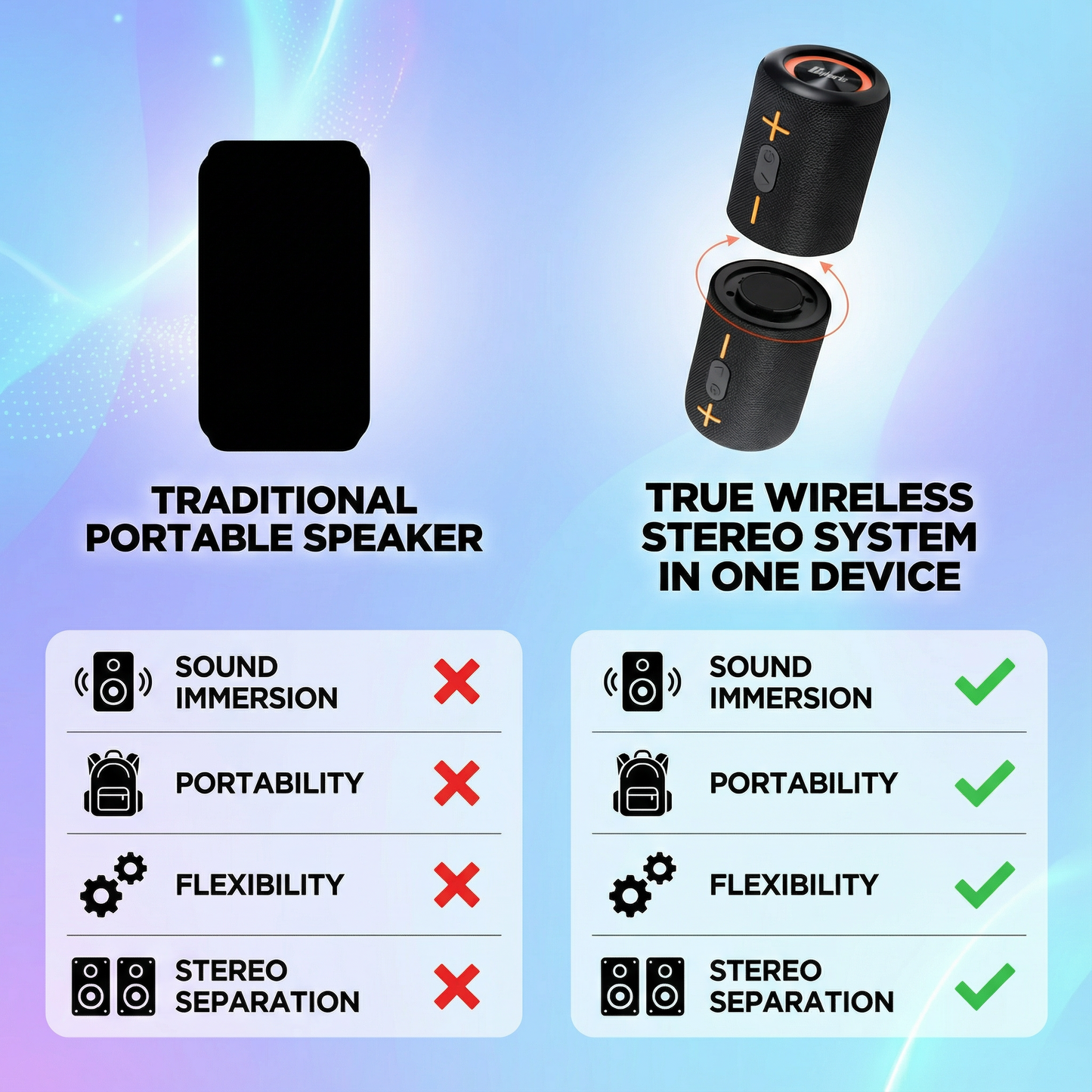 Ventra™ The First Split-Speaker