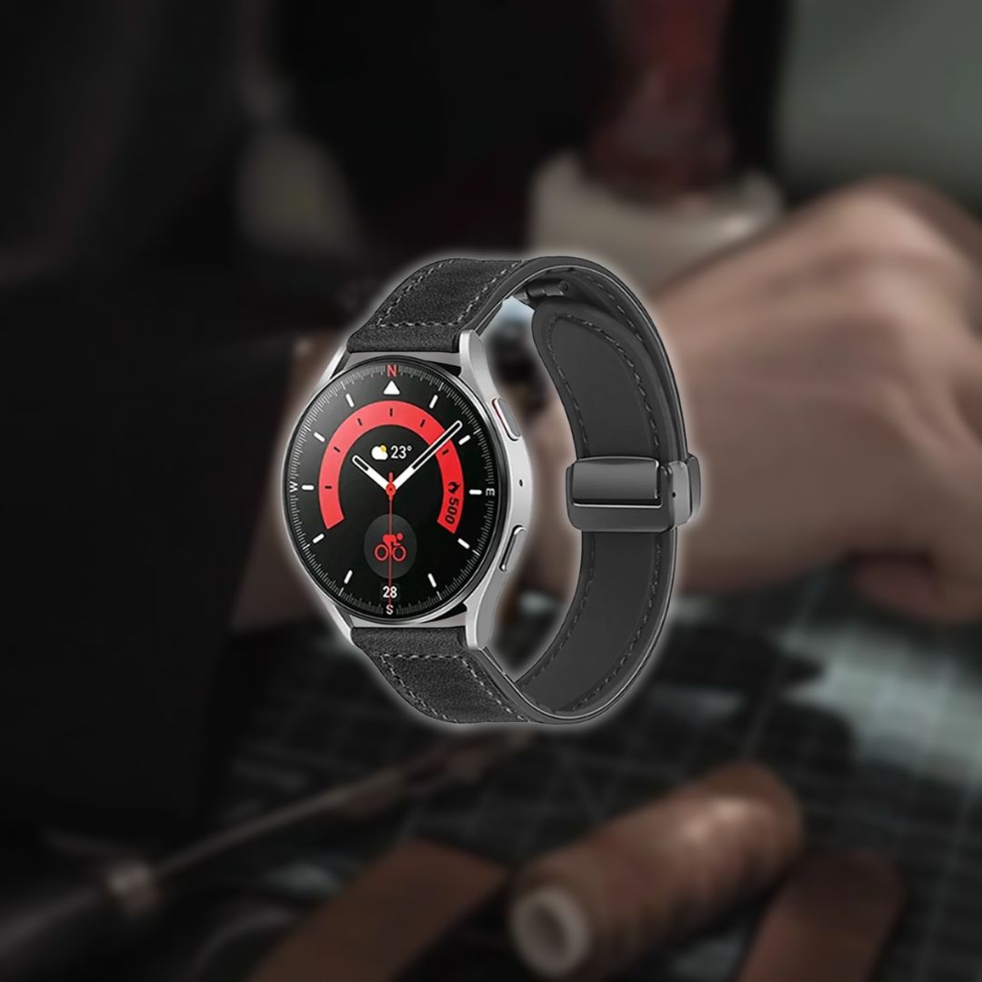 Ventra™ Real Buckle Leather Strap