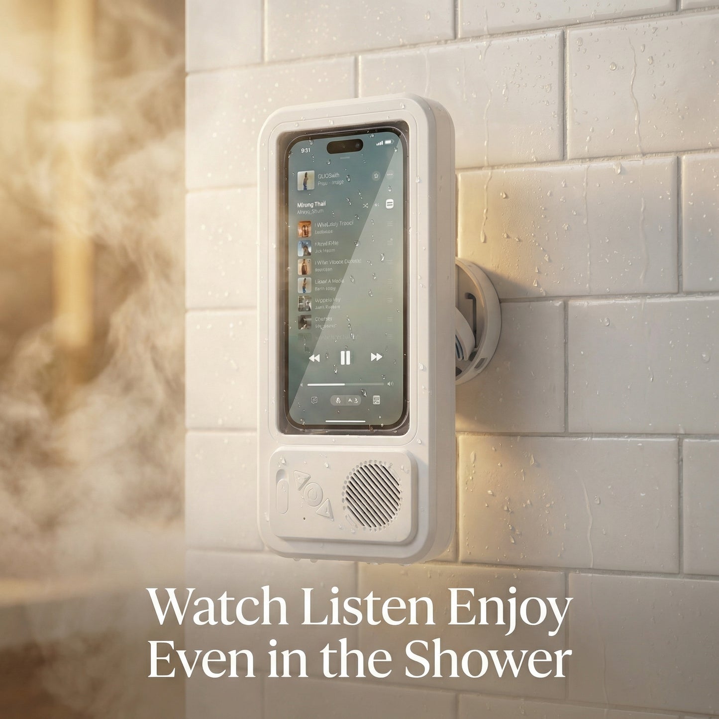 ShowerView - Waterproof Speaker Case