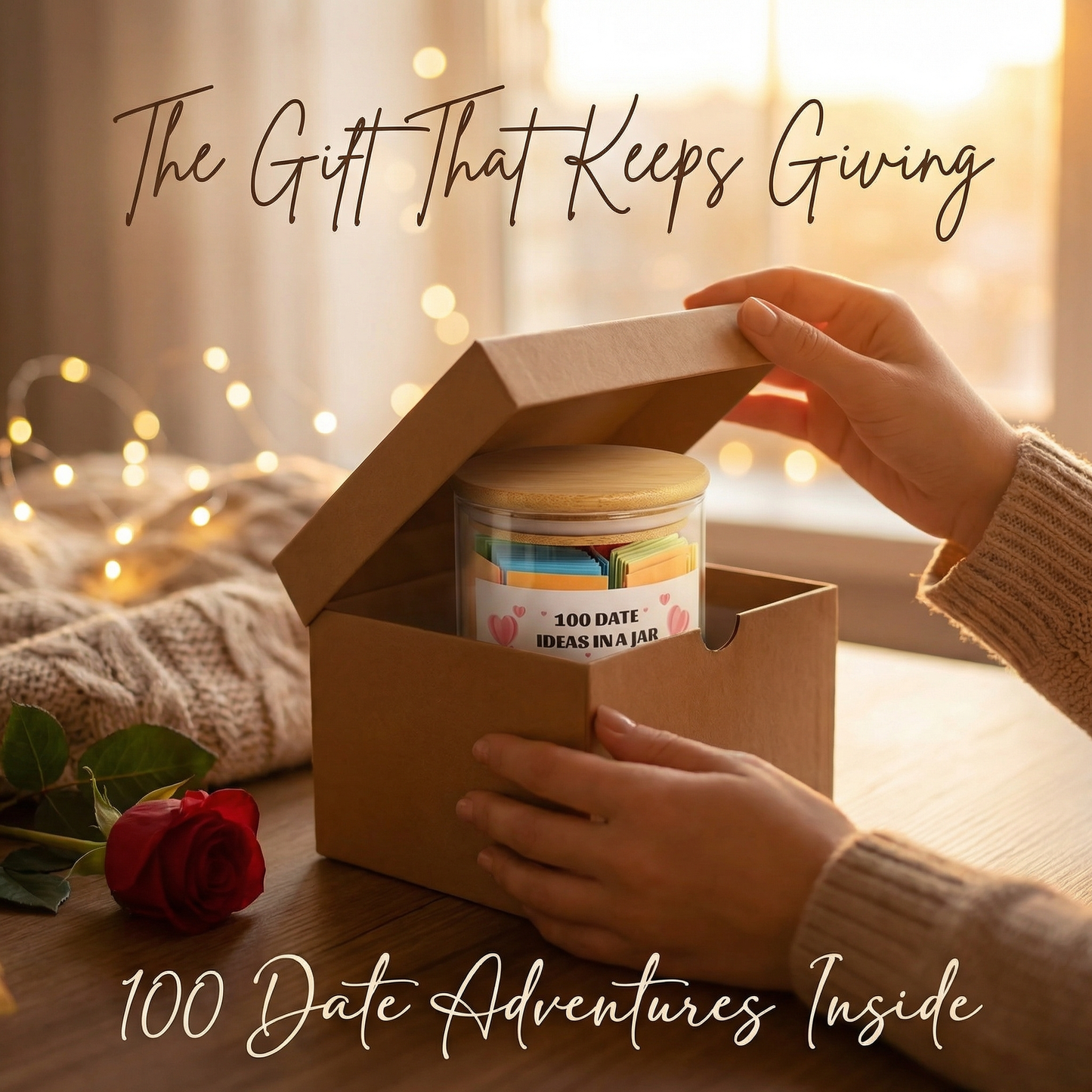 The Date Night Jar - 100 Color-Coded Ideas