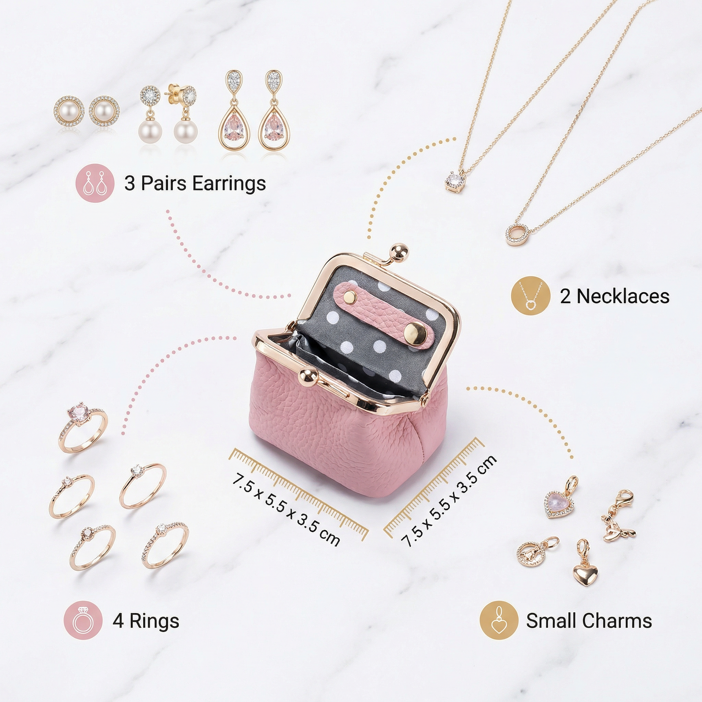 Ventra™ Mini Leather Jewelry Purse