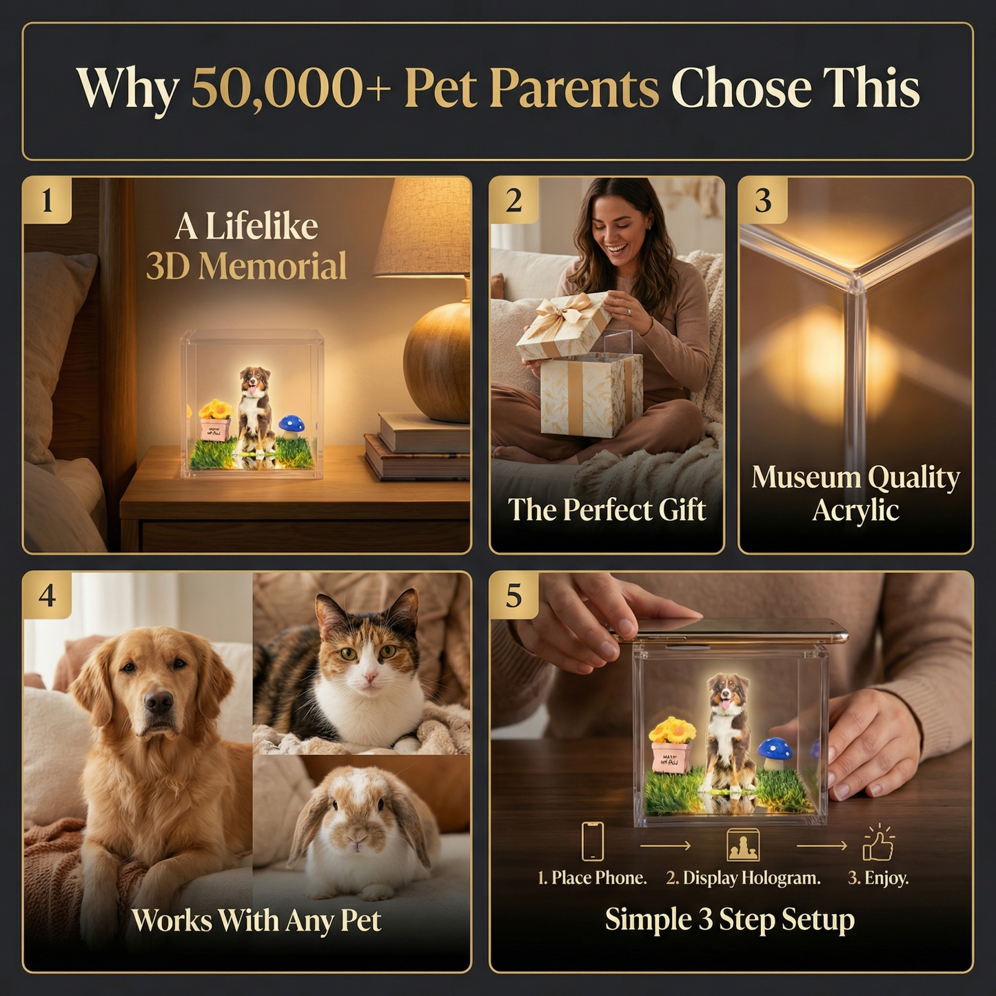 Ventra™ Personalized Pet Holographic Digital House