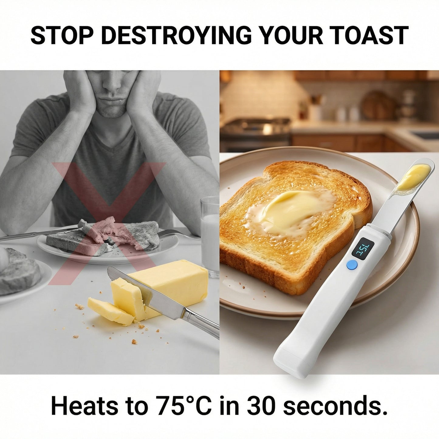 Premium Heated Butter Knife