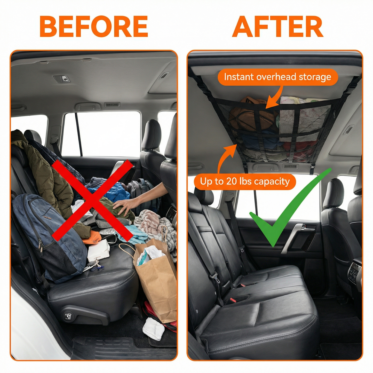 Ventra™ Car roof storage organizer