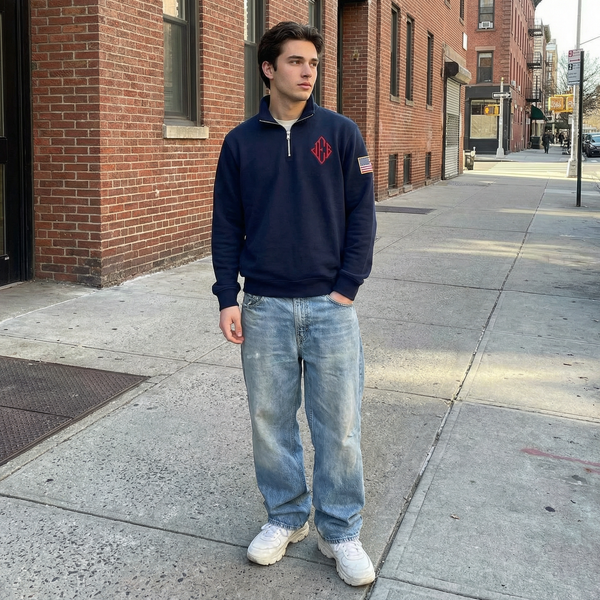 With Baggy Jeans