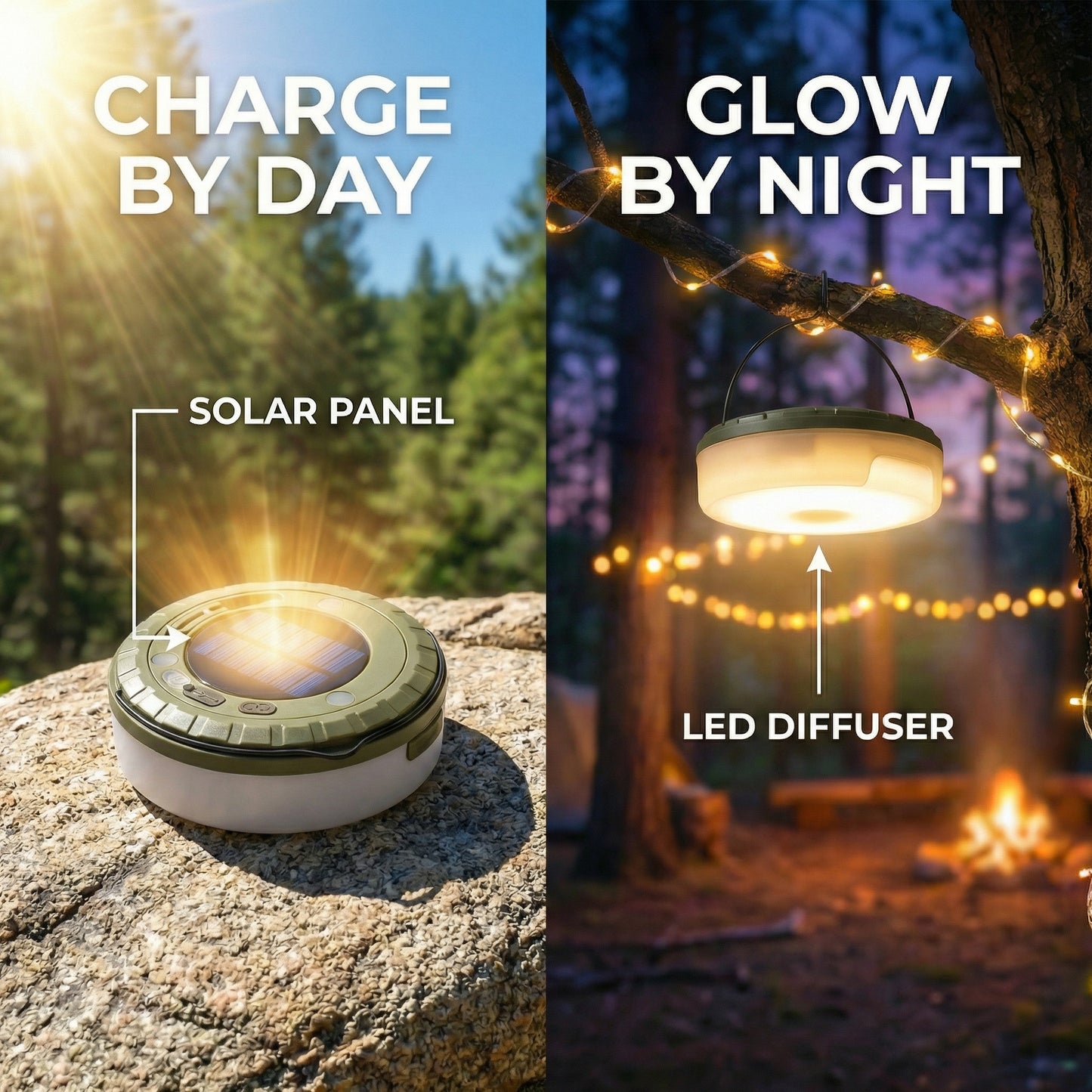 Ventra™ Solar Camping String Lights - 10m LED