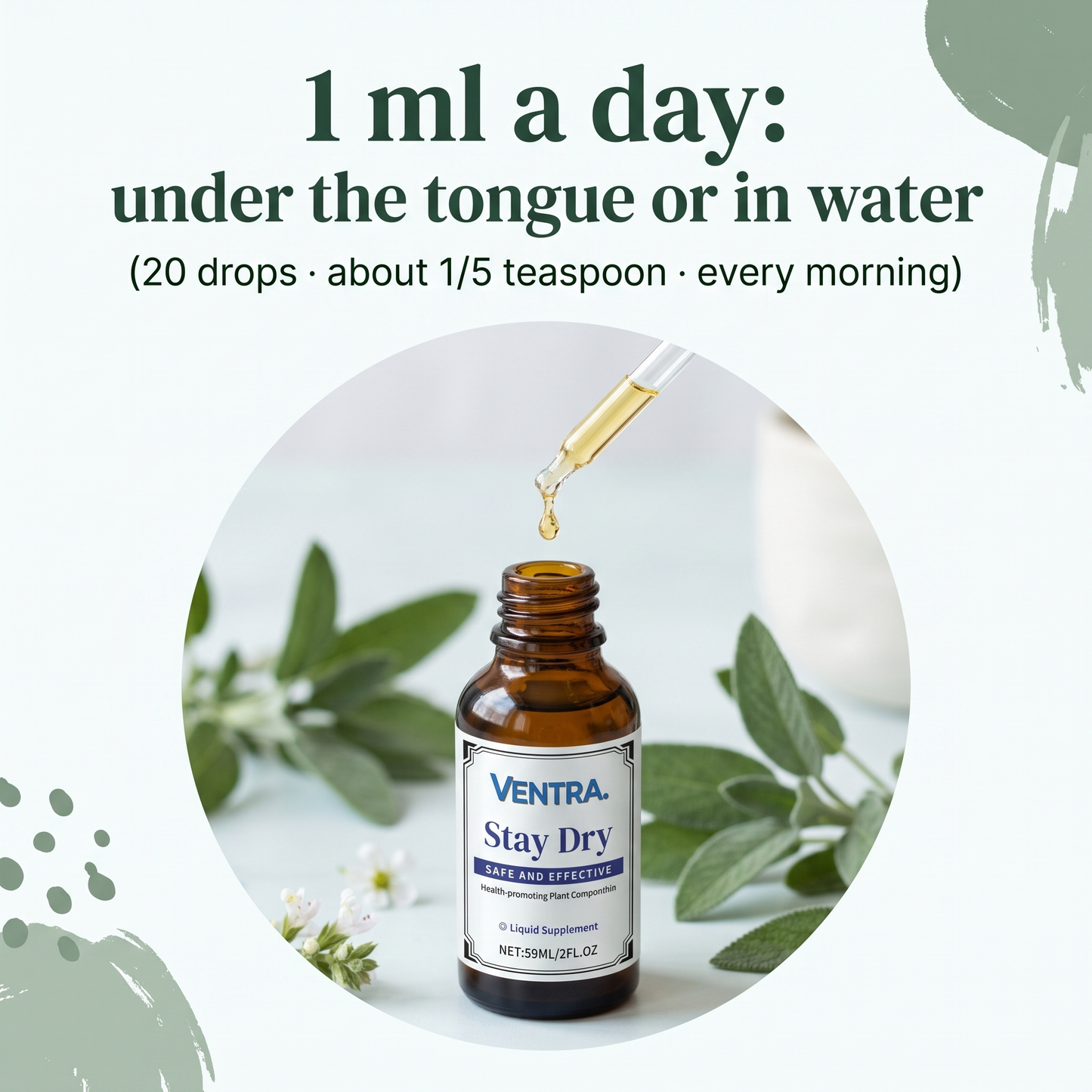 Stay Dry - Anti-SweatSage & Salvia Drops