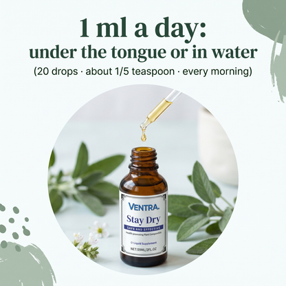 Stay Dry - Anti-SweatSage & Salvia Drops