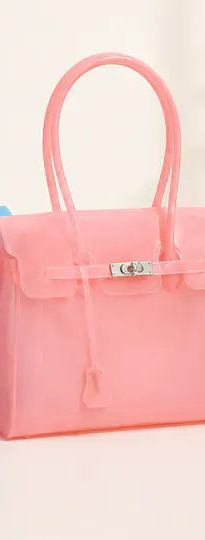 Japan Viral Jelly Birkin - Coral Pink