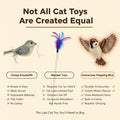 Interactive Flapping Bird Cat Toy