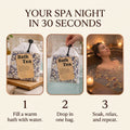 5x Bath Teas