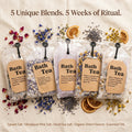 5x Bath Teas