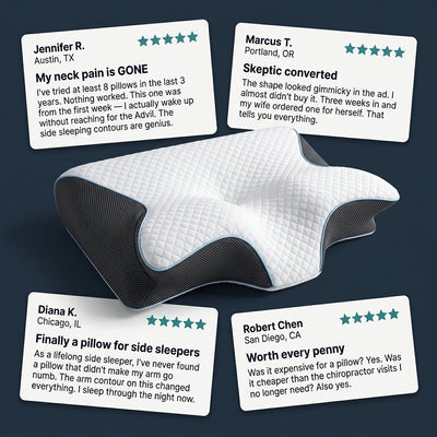 Butterfly Memory Foam Neck Pillow