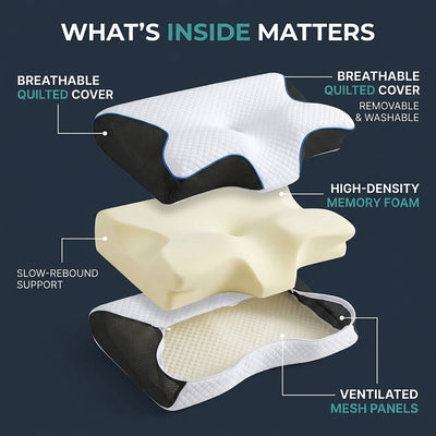 Butterfly Memory Foam Neck Pillow