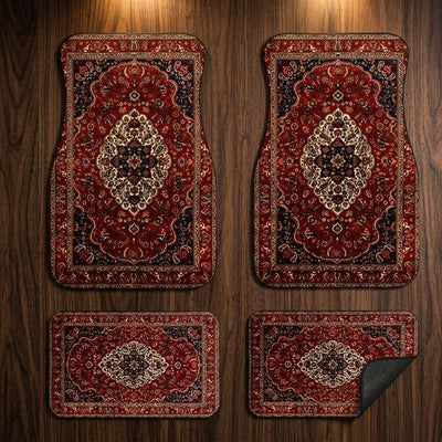 Hand-made Moroccan Vintage Car Floor Mats