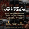 Hand-made Moroccan Vintage Car Floor Mats
