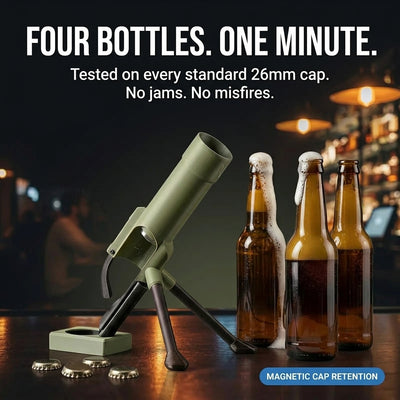 Mortar Style Beer Bottle Opener