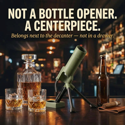 Mortar Beer Bottle Opener
