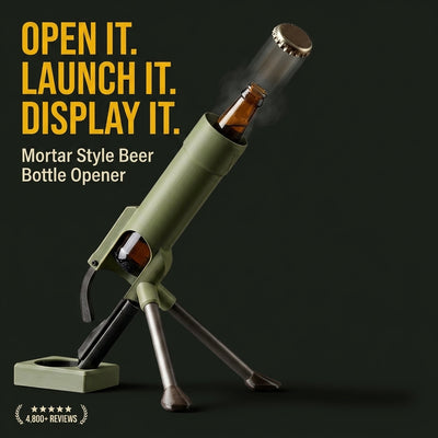 Mortar Style Beer Bottle Opener