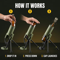 Mortar Style Beer Bottle Opener