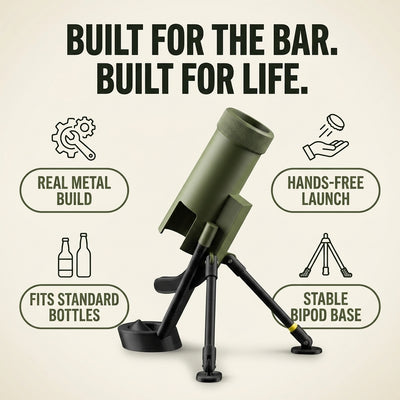 Mortar Style Beer Bottle Opener
