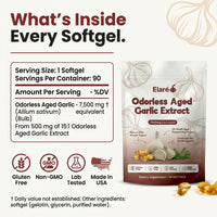Aged Garlic Extract - 7500mg Odorless Softgels