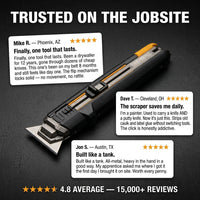 TOUGHBUILT 2-in-1 Scraper Utility Knife