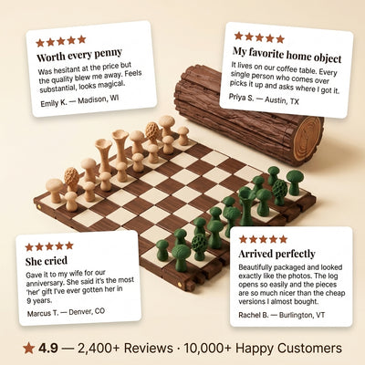 The Original Nature Themed Chess Set