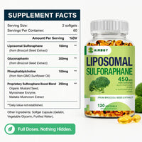 Liposomal Sulforaphane 450mg