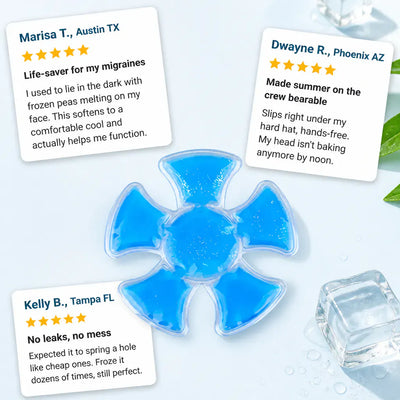 Cooling Gel Hat Pads (3-Pack)