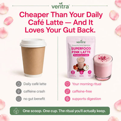Strawberry Creme Superfood Latte