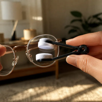 Dual-Sided Microfiber Glasses Cleaner