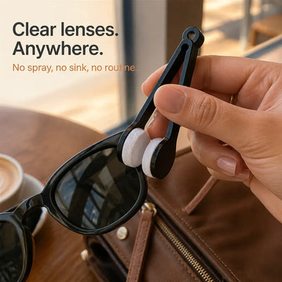Dual-Sided Microfiber Glasses Cleaner