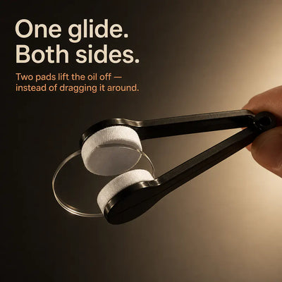 Dual-Sided Microfiber Glasses Cleaner