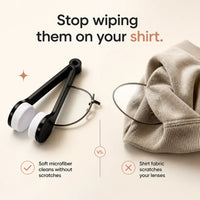Dual-Sided Microfiber Glasses Cleaner