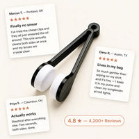 Dual-Sided Microfiber Glasses Cleaner