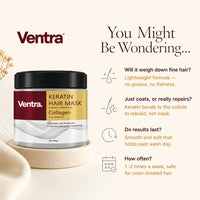 Ventra™ Premium Collagen Keratin Hair Mask