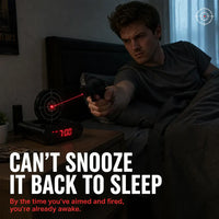 The Laser Target Alarm Clock
