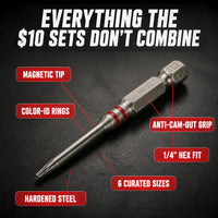 Magnetic Hex Driver Bit Set (6-Piece)