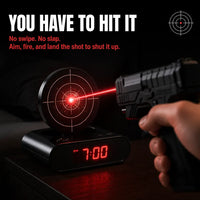 The Laser Target Alarm Clock