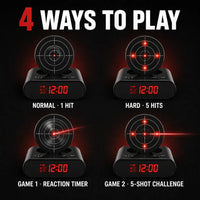 The Laser Target Alarm Clock