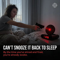 The Laser Target Alarm Clock