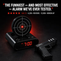 The Laser Target Alarm Clock